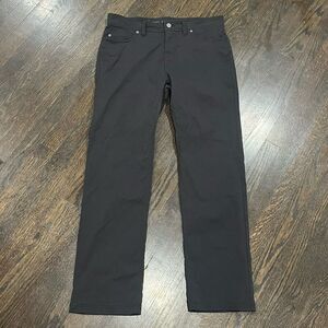Prana Brion Pants Men’s 34x31 Black Slim Fit Nylon Stretch Hiking Fishing